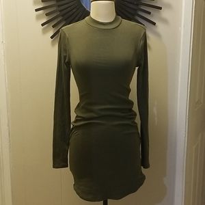 Hunter Green Bodycon Dress